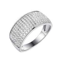 Кольцо из серебра с фианитом (Арт.mp-r01516-x-w-x-x-w)
