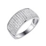 Кольцо серебряное с фианитами «Caviar Shine» Fresh Jewelry (арт.MP-R01516-X-W-X-X-W)