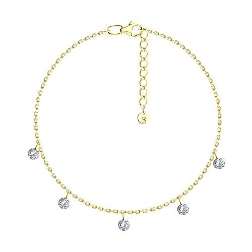 Браслет из серебра с фианитами «Созвездие грации» SOKOLOV (арт.9305-0221)