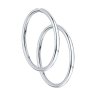 Серьги конго из серебра (Арт.94140042)