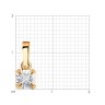 Подвеска из золота с бриллиантом (Арт.1030886)