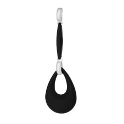 Кулон из серебра с керамикой (Арт.tm-p00097-b-w-x-x-x)