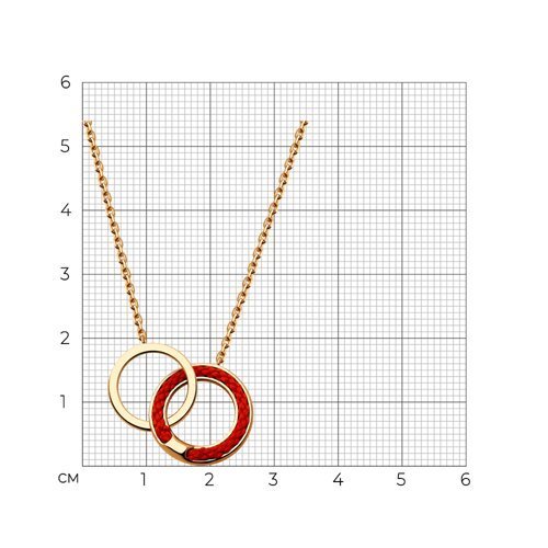 Колье из серебра (Арт.93-170-01882-3)