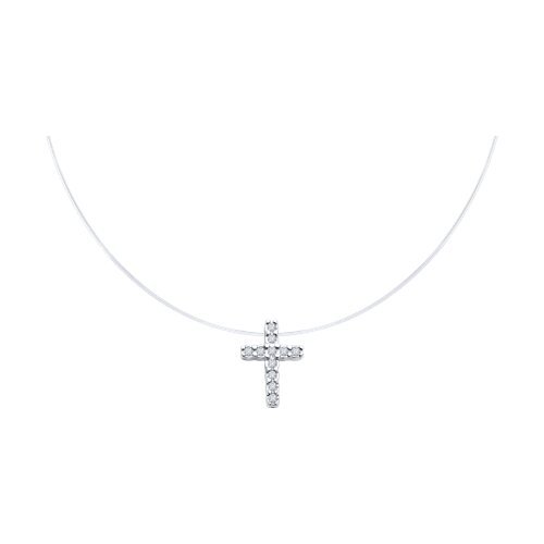 Колье из серебра с бриллиантами (Арт.94-270-02051-1)