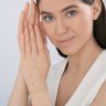 Браслет из серебра с фианитами (Арт.94051581)