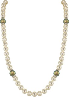 Ожерелье серебряное с жемчугом и куб. цирконием «Romantic Grace» Rivoli (арт.102L-GR5-3-26)