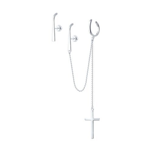 Серьги из серебра (Арт.94026071)