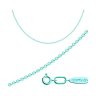 Цепь SOKOLOV «Серебряная классика 925» Blue (Арт.978500402-6)