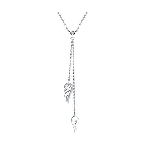 Колье из белого золота с бриллиантами (Арт.1070368-3)