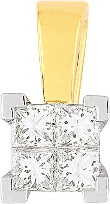 Кулон из золота с бриллиантом (Арт.dw137xb2)