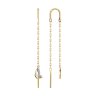 Серьги из золота с фианитами (Арт.029529)