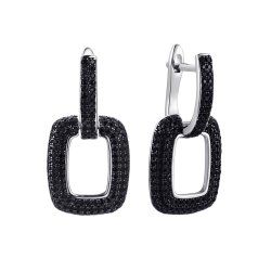 Серьги из серебра с шпинелью (Арт.mp-e01516-x-wb-x-x-b)