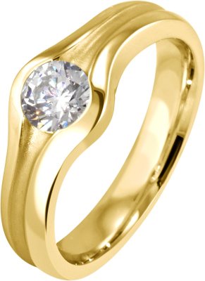 Кольцо из серебра с куб. цирконием (Арт.41_04850-7g)