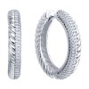 Серьги из серебра с фианитами «Спиральный блеск» Соколов (арт.94-120-02160-1)