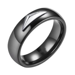 Кольцо из серебра с керамикой и фианитом (Арт.tc-r01083-b-w-x-x-w)