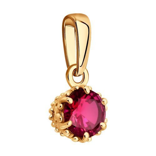 Подвеска из золота с рубином (Арт.4030207)