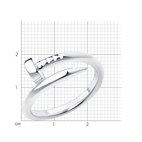 Кольцо из серебра (Арт.94-110-01831-1)