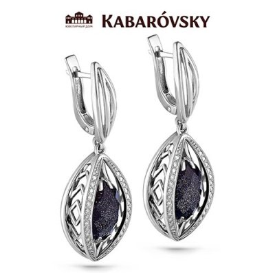 Серьги Кабаровский (Арт.12-067-1300)