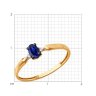 Кольцо из золота с бриллиантами и сапфиром (Арт.51-210-02400-1)