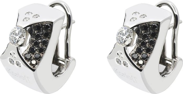 Серьги из белого золота с бриллиантом (Арт.3213b10_3678l)