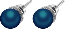 Серьги из серебра с жемчугом (Арт.aas-13-8-22-s)