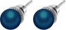 Серьги серебряные с жемчугом «Deep Blue Pearl» Rivoli (арт.AAS-13-8-22-S)
