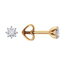 Серьги из золота с бриллиантами (Арт.51-222-01702-2)