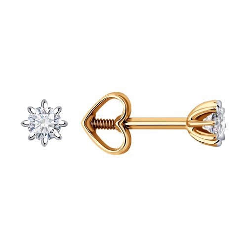Серьги из золота с бриллиантами (Арт.51-222-01702-2)