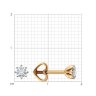 Серьги из золота с бриллиантами (Арт.51-222-01702-2)