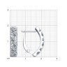 Серьги из серебра с фианитами (Арт.94022567)