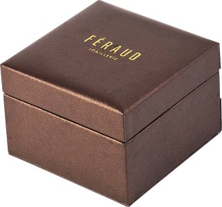 Серьги белое золото с бриллиантами и эмалью «Escale Lumière» Feraud (арт.SJ210GLB)