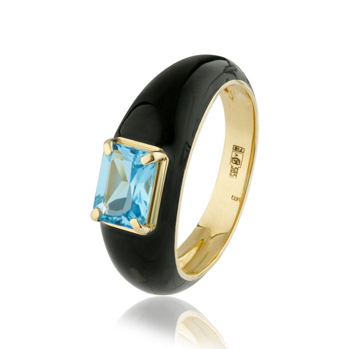 Кольцо из золота с топазом Русские Самоцветы (Арт.95737)