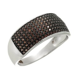 Кольцо из серебра с фианитом (Арт.mp-r01516-x-wb-x-x-db)