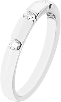 Кольцо из белого золота с бриллиантом (Арт.d31dog)