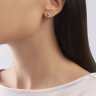 Серьги из белого золота с бриллиантами (Арт.1021856-3)