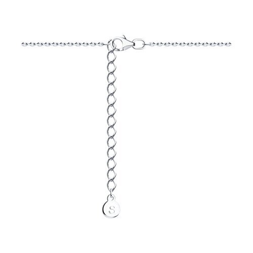 Колье из серебра с перламутром и фианитами (Арт.83070050)