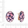 Серьги из золота с бриллиантом и сапфиром (Арт.hf03805e-r-sps_ps_sa_pink)