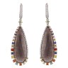 Серьги с бриллиантами и сапфирами «Лунный водопад» из золота MyJewels (арт.ME32657)