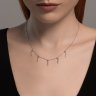Колье из белого золота с бриллиантами (Арт.1070358-3)