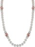 Ожерелье серебро с жемчугом и куб. цирконием «Romantic 1S» Rivoli (арт.102L-SR5-1-14)
