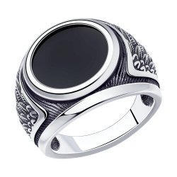 Кольцо из серебра с наношпинелью (Арт.95010175)