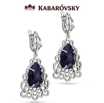Серьги Кабаровский (Арт.12-068-1300)