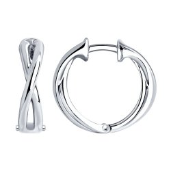 Серьги из серебра (Арт.94-120-01570-1)