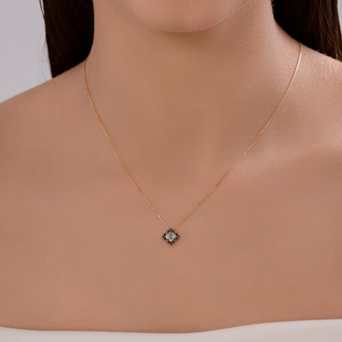 Колье золотое пробы 585 (Арт.770451)