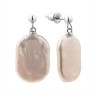 Серьги серебряные с жемчугом «Baroque Elegance» Fresh Jewelry (арт.PI-E04667-X-W-PN-X-X)