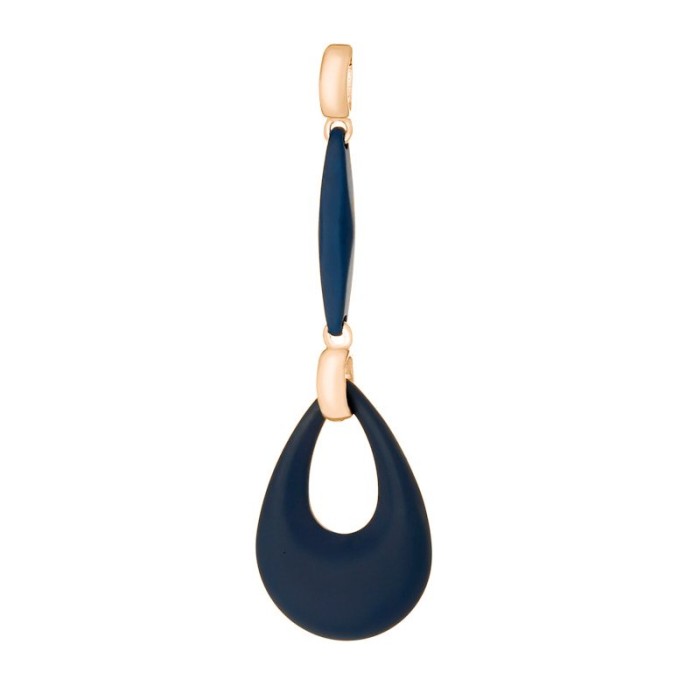 Кулон с керамикой «Velvet Drop» Fresh Jewelry (арт.TM-P00097-Вl-G-X-X-W)