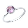 Кольцо из серебра с аметистом (Арт.92012039)