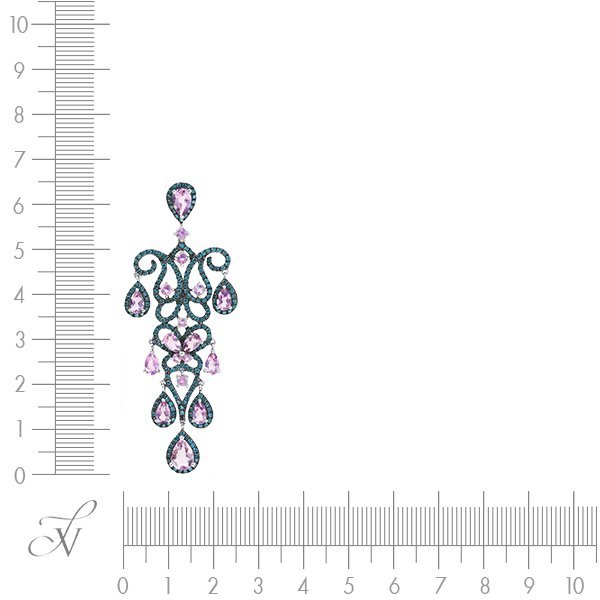 Кулон из белого золота с аметистом и бриллиантом (Арт.mp51604a-bl-pam_pd_dl_am_wg)