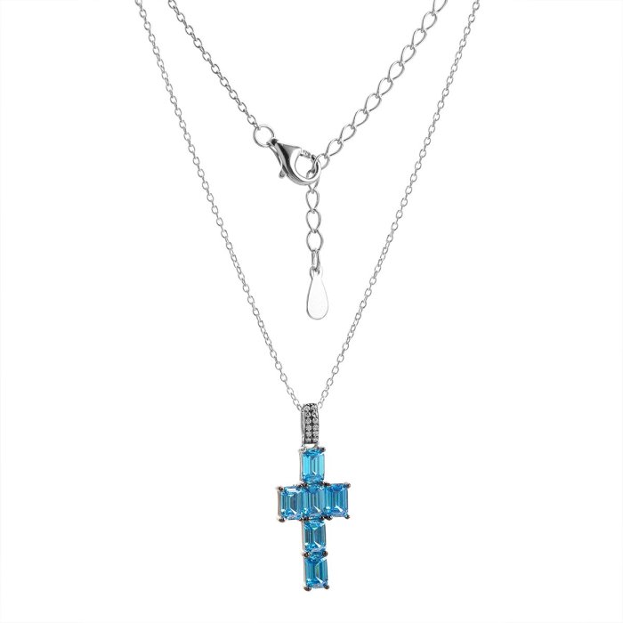 Кулон из серебра с фианитом (Арт.cz-n05725-x-wb-x-x-maq)