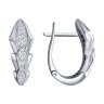 Серьги из белого золота с бриллиантами (Арт.1022173-3)